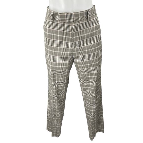 NEW ASOS Women's Gray Plaid Blazer Coat Suit Jacket Dress Pants 2 Pc Set Size 38 - Picture 4 of 7